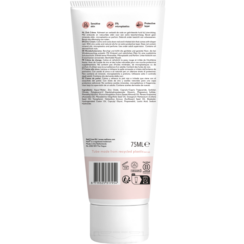 Zinc Cream Perfume Free - 75ml