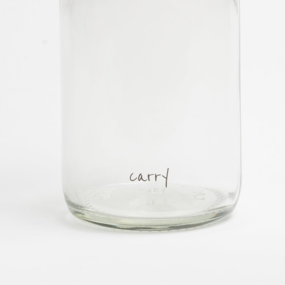 REN 1,0 liters glasflaske