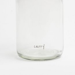 REN 1,0 liters glasflaske