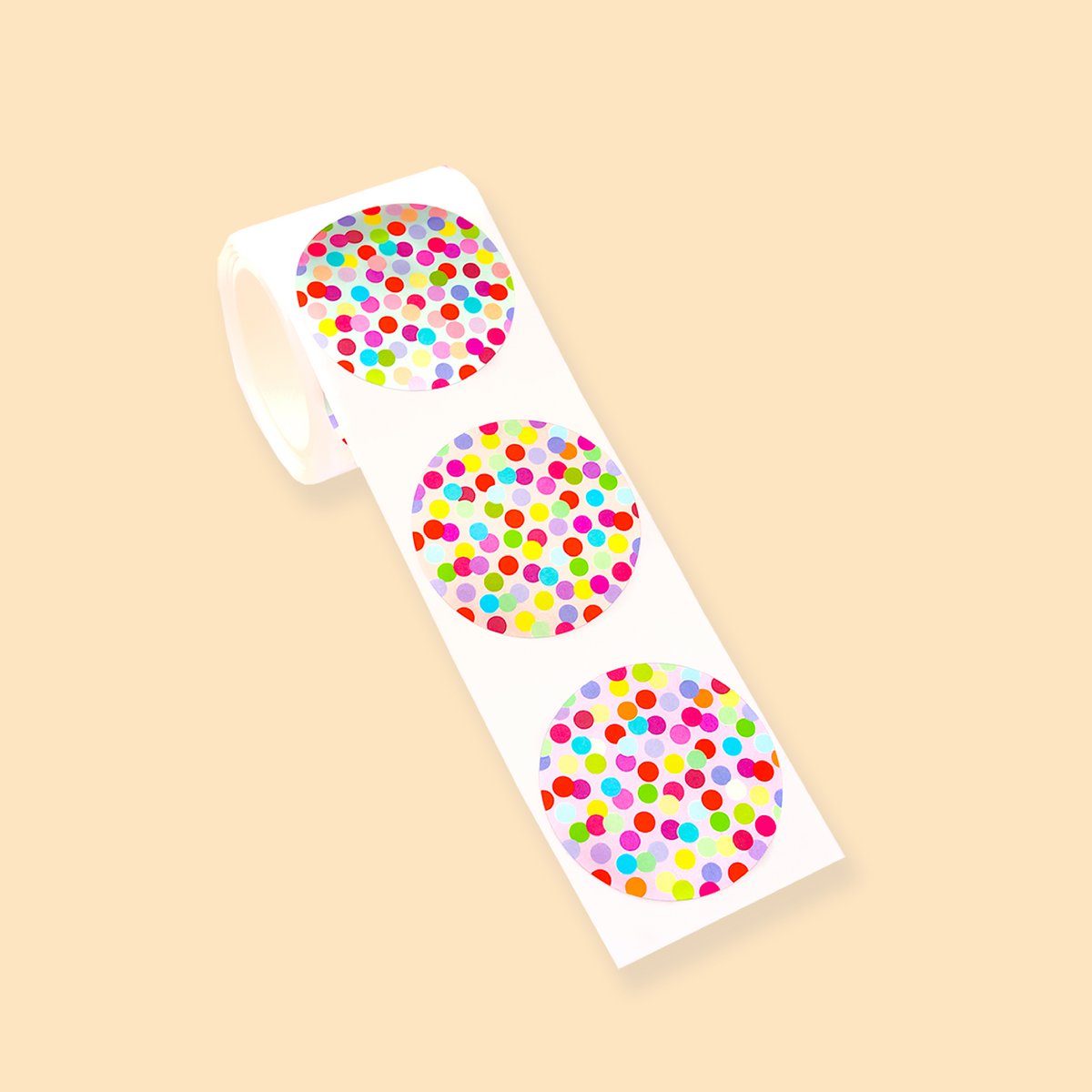 Sticker on a roll - Ice - PET material