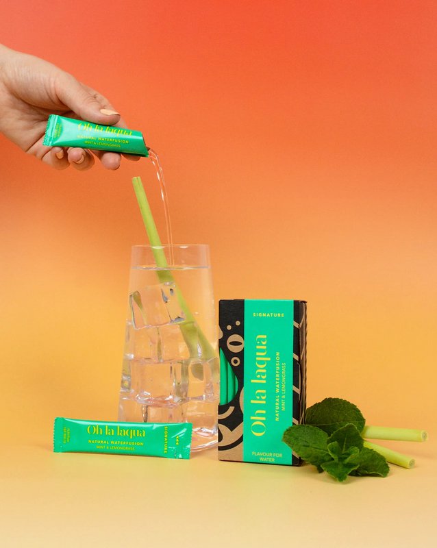MINT and LEMONGRASS • For flavored water
