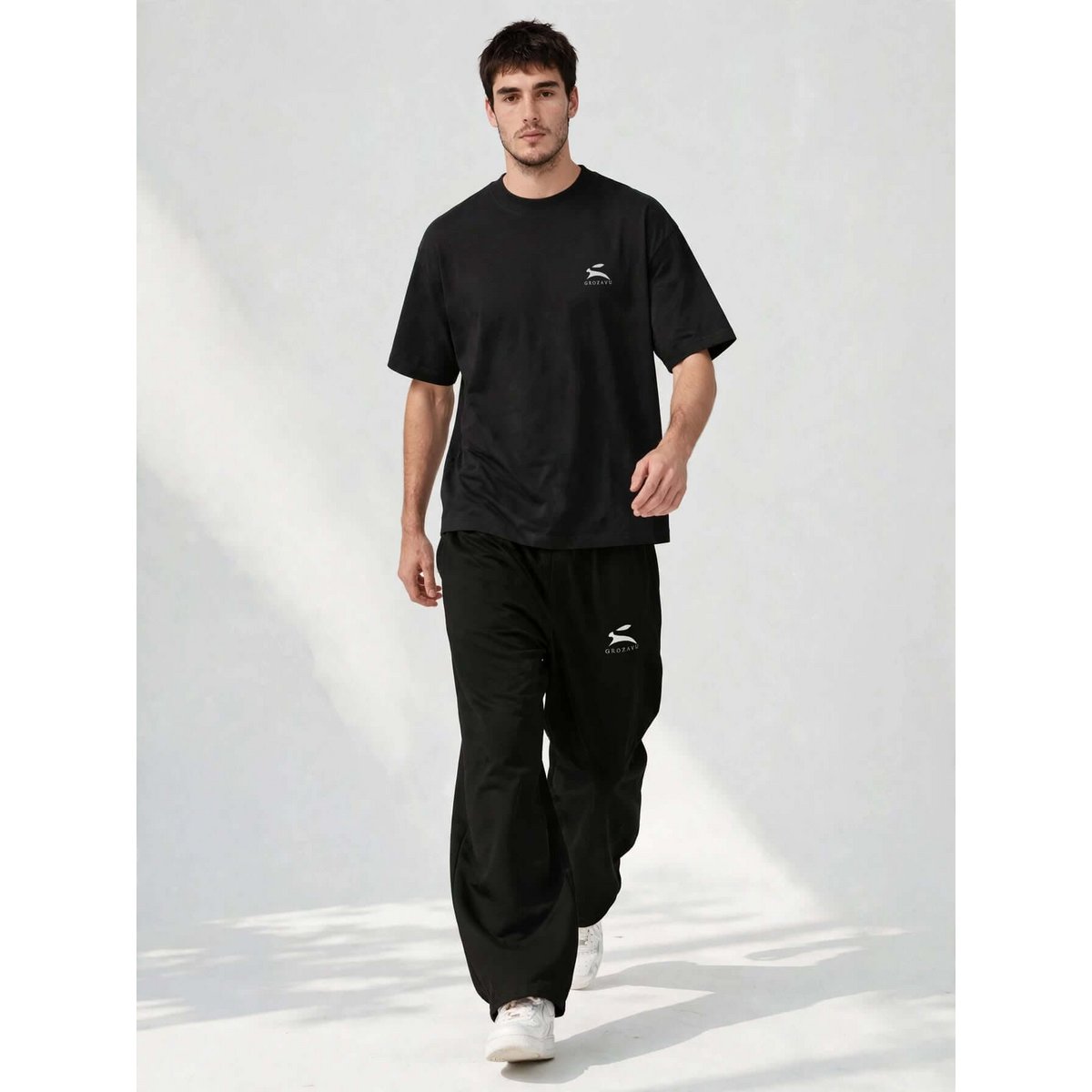 Herrenhose mit weitem Bein