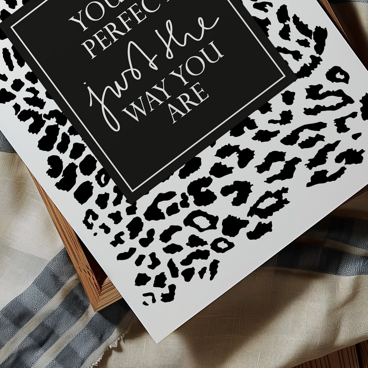 Poster: You're perfect just the way you are