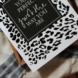 Poster: You're perfect just the way you are