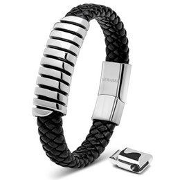 Pulsera de cuero "Helix"