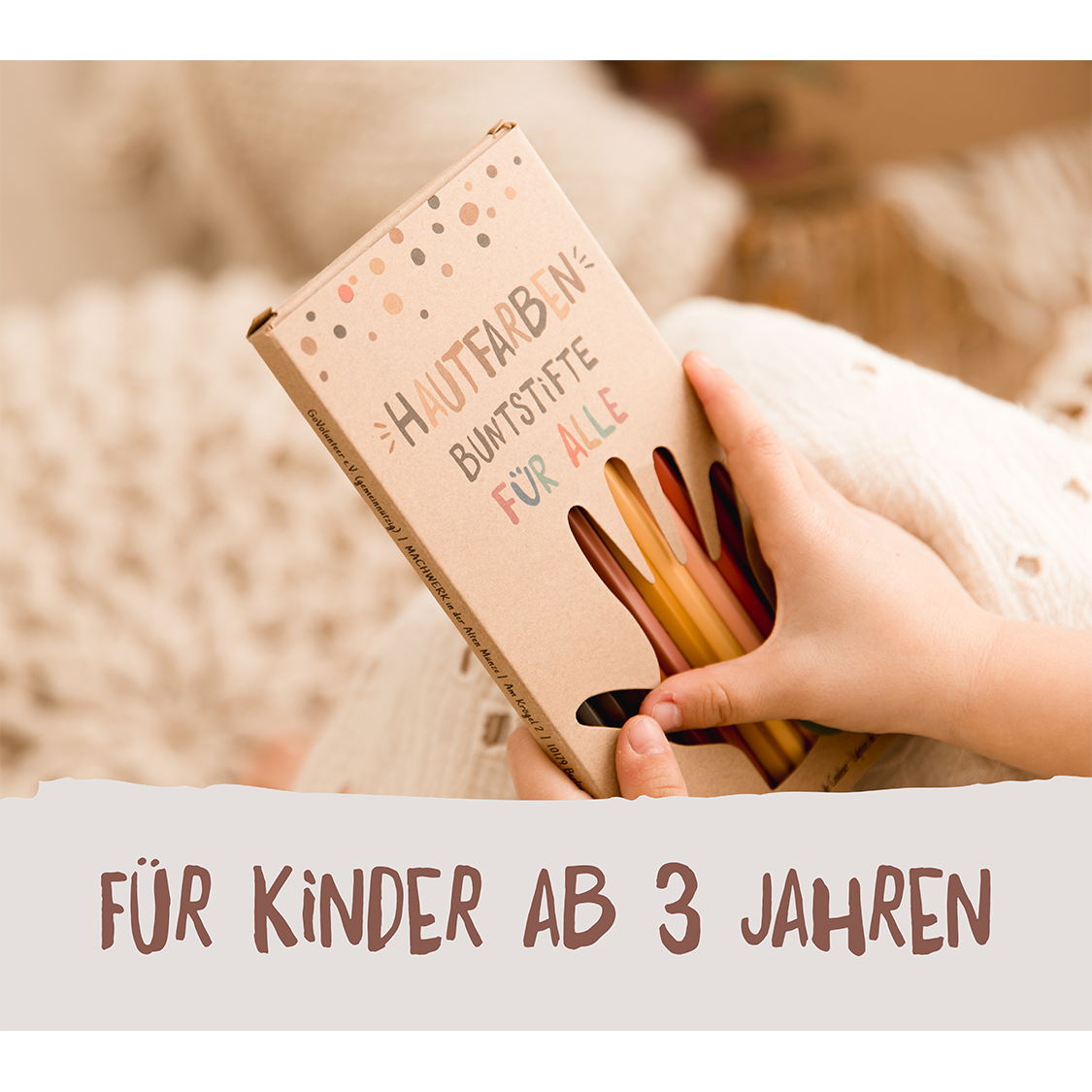 12 Hautfarben-Buntstifte