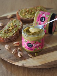 Feel FIT Protein Pistazienaufstrich, Proteincreme 24 %, ohne Zuckerzusatz, ohne Palmöl 200 g