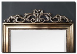 Specchio Rufino Bronzo Argento Antico