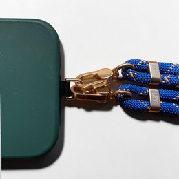Chaîne pour téléphone portable - bleu-orange MESSE