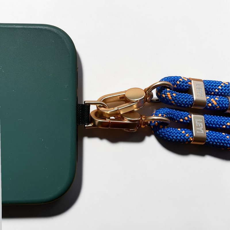 Chaîne pour téléphone portable - bleu-orange MESSE