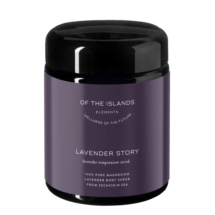 Scrub per corpo magnesio lavanda
