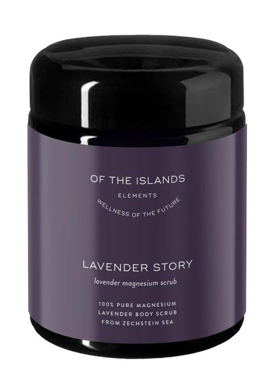 Scrub per corpo magnesio lavanda