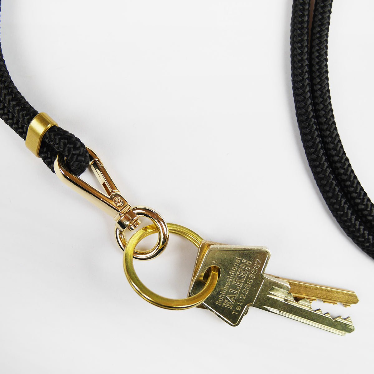 LANYARD SLEUTELHOUDER (ZWART)
