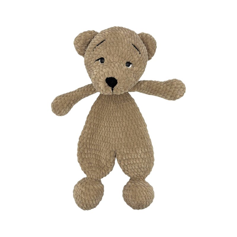 Handmade cuddly toy - bear - made of velvet