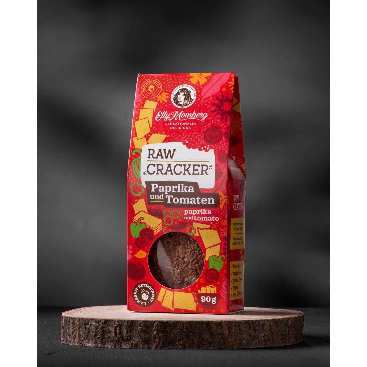 Trio di cracker ai semi di lino Keto - Vegani, senza zuccheri aggiunti, senza glutine