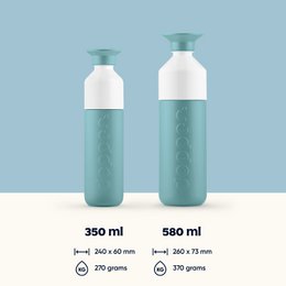 Dopper Isoleret Termokande Flaske Flaske Blå 350ml