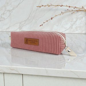 Schulmäppchen, rosa „Cord“