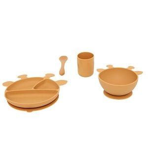 Silicone eetset Giraaf