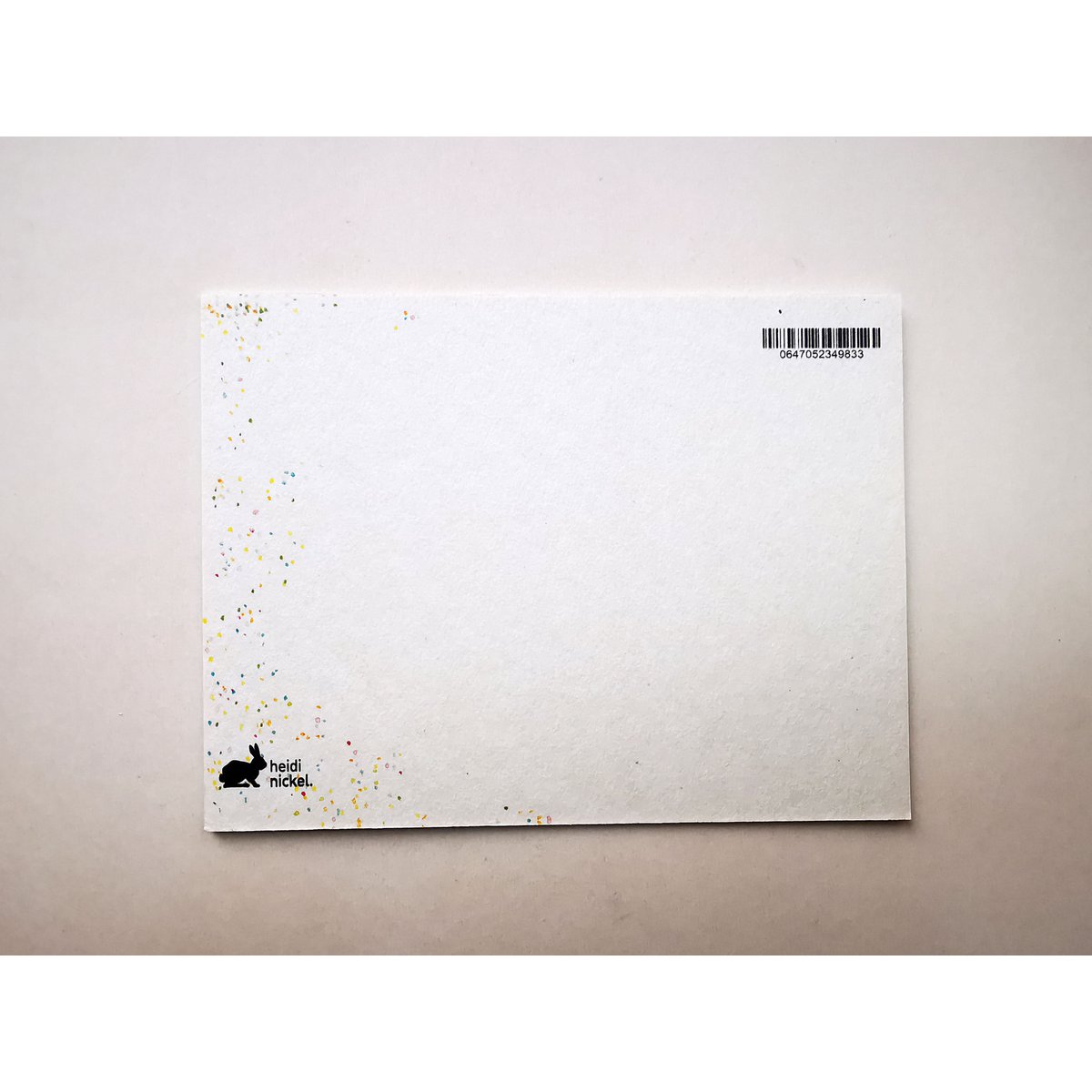 Postcard frog - confetti for you