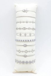 Lot de 8 bracelets chaîne à motifs délicats