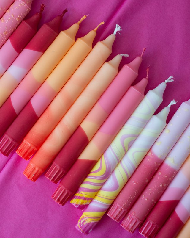 Taper candles -Summer Sunset Mix