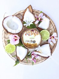 Surf Coconut Kokosnussschalenkerze