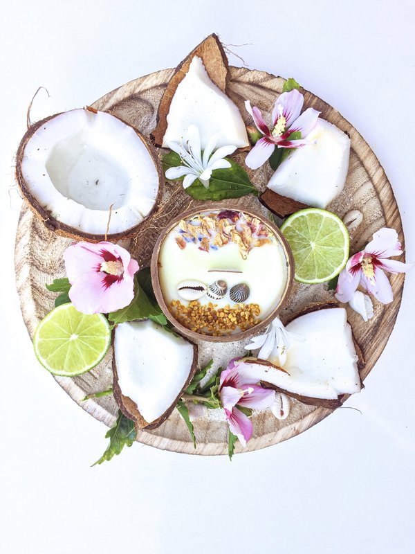 Surf Coconut Kokosnussschalenkerze