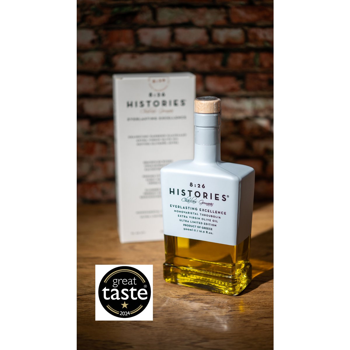 8:26 Storie EVOO Monovarietale Throubolia Luxury Edition 500ml