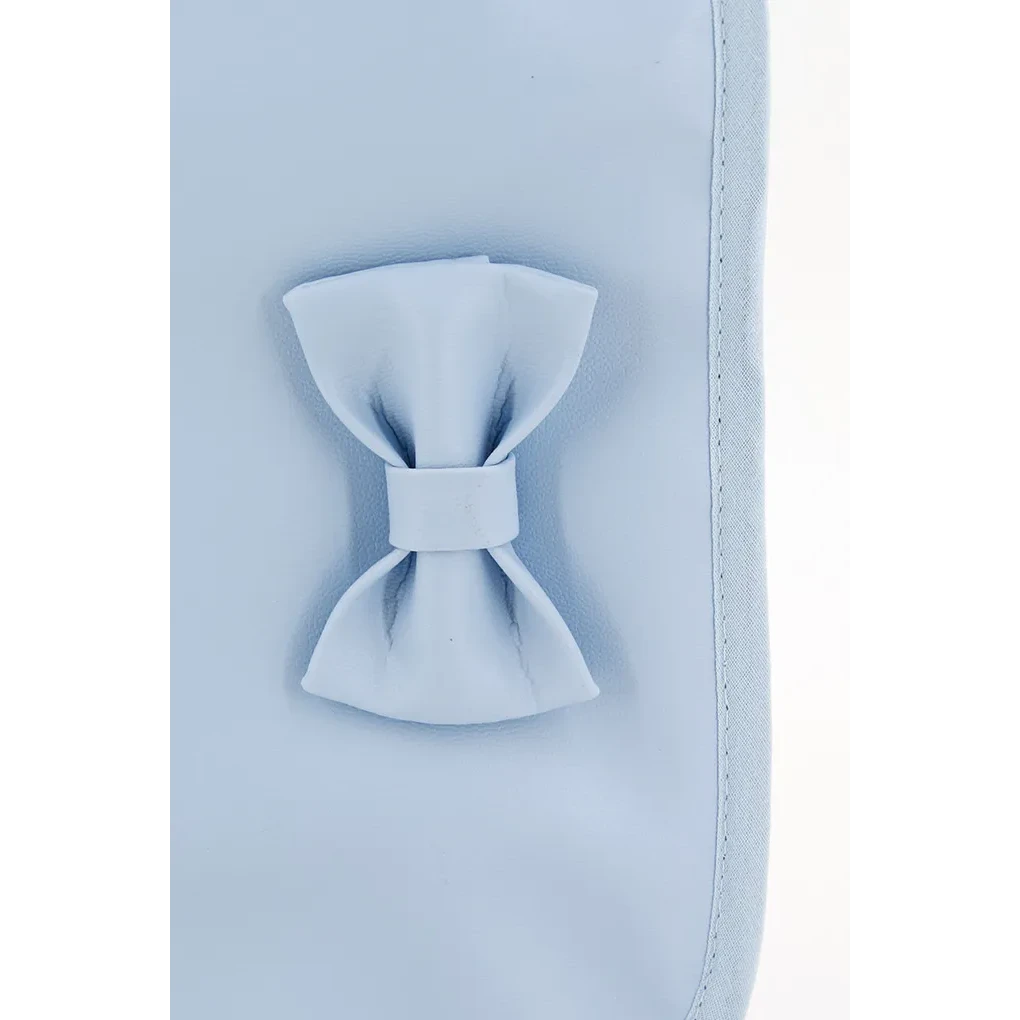 Porte-documents en similicuir pour bébé avec nœud