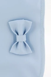 Porte-documents en similicuir pour bébé avec nœud