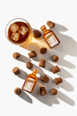 Cointreau -Schokoladentrüffel - Schüttung