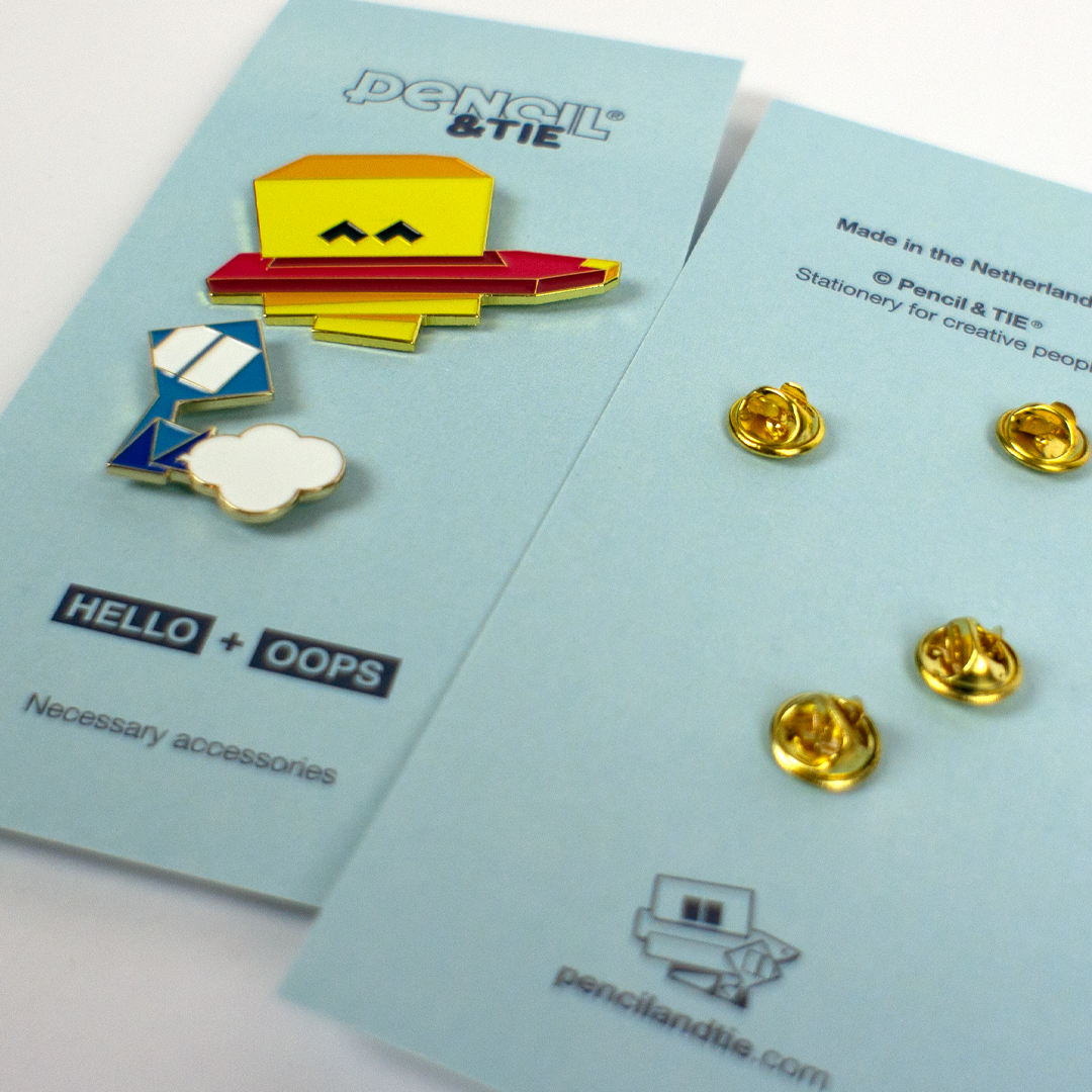 Pin | Hello & Oops | Soft enamel