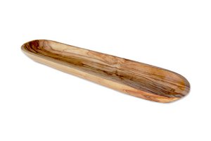 Baguette & olive bowl (approx. 30 cm) made of olive wood
