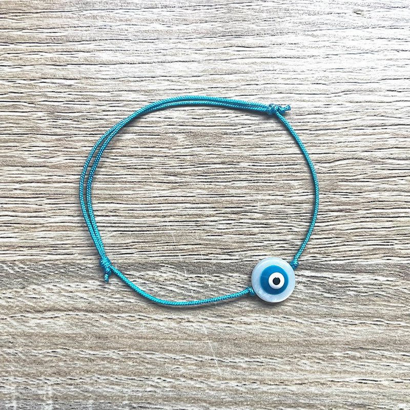 Bransoletka ze sznurka Lucky Blue Eye