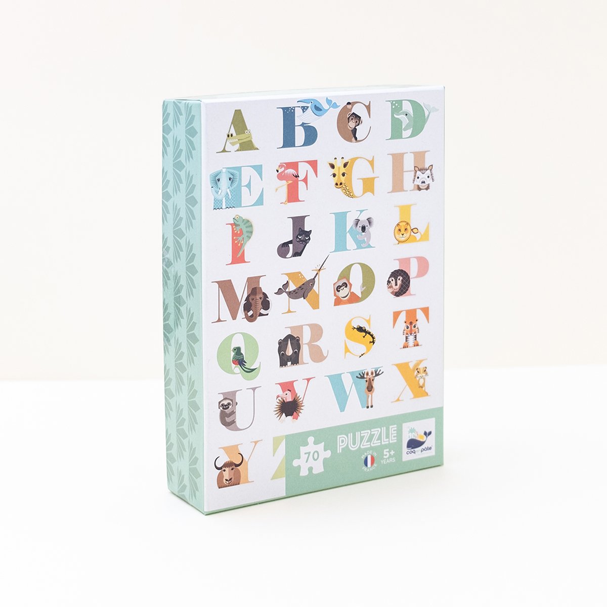 Puzzel van 70 stukjes, 5 jaar+, ABECEDARY | Gemaakt in Frankrijk