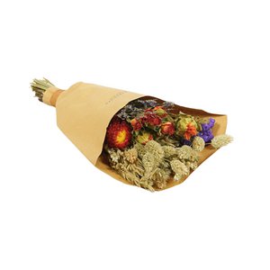Dried Flowers Field Bouquet – Orange