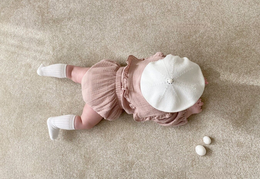 Set bloomer con colletto Annie & Charles® realizzato in cotone biologico