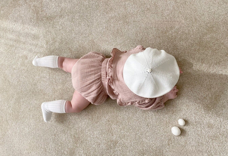 Set bloomer con colletto Annie & Charles® realizzato in cotone biologico
