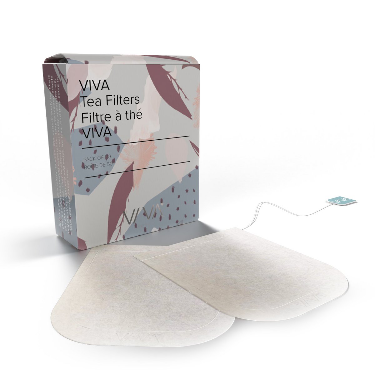 Viva PURE™ Tea Filter Bags Viva branded, 50-pack