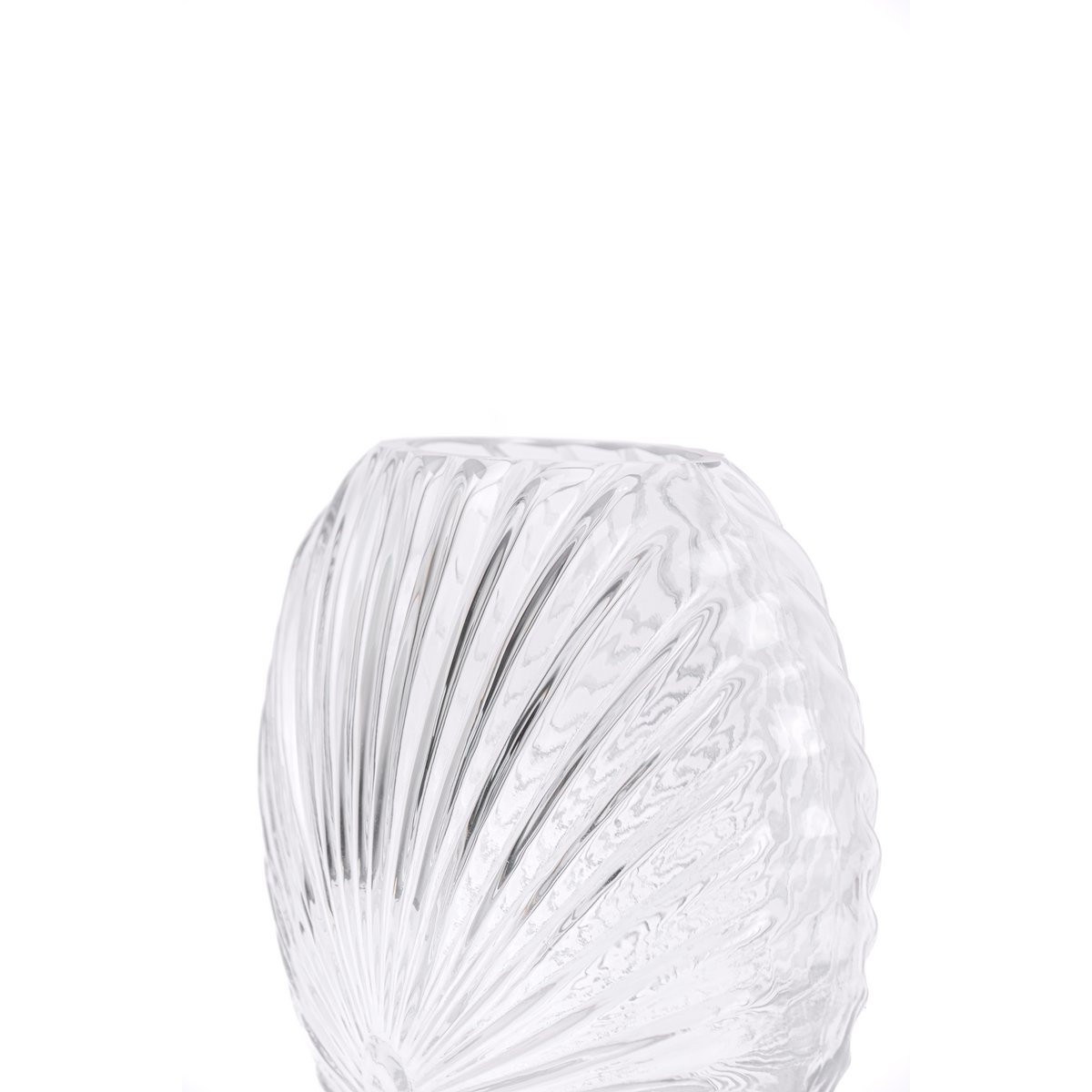 SHELL GLASS VASE