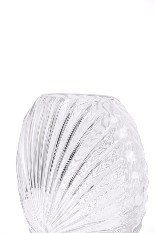 SHELL GLASS VASE