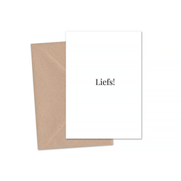 Kaart | 'Liefs'
