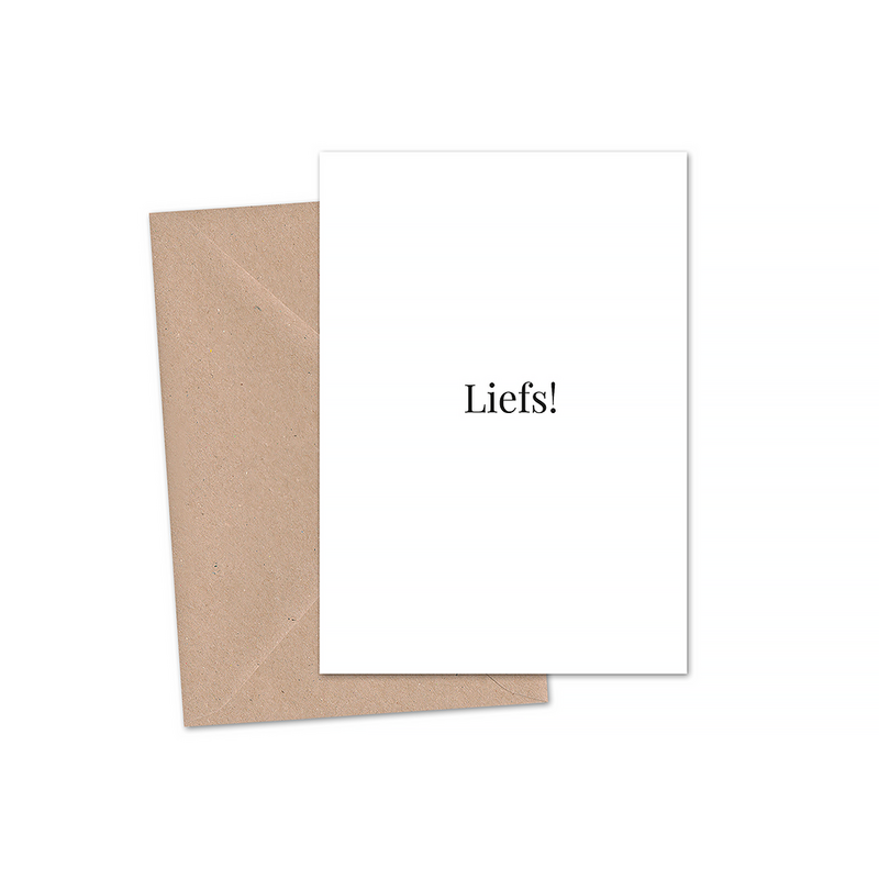 Kaart | 'Liefs'