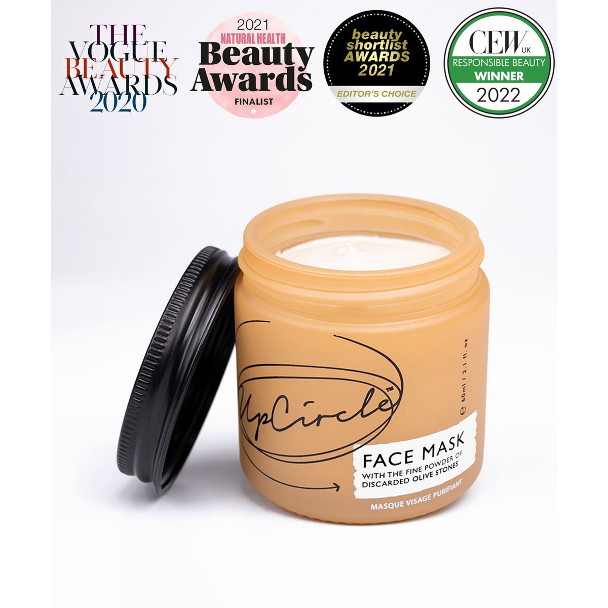 Maschera per il viso con argilla caolino