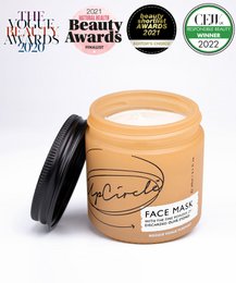  Face mask with kaolin clay, designed to cleanse and purify skin, suitable for all skin types.
