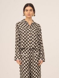 Klassiek, op Betty Argyle geïnspireerd overhemd met geometrische print