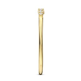 New Bling - 9NBG-0971 - Anello in oro giallo 14K - con zirconi di diverse dimensioni