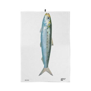 Nadine the Sardine Tea Towel