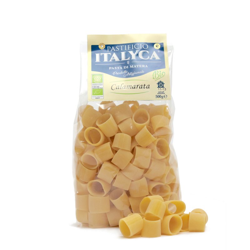 CALAMARATA 500G PASTA ARTIGIANALE BIOLOGICA 100% ITALIA