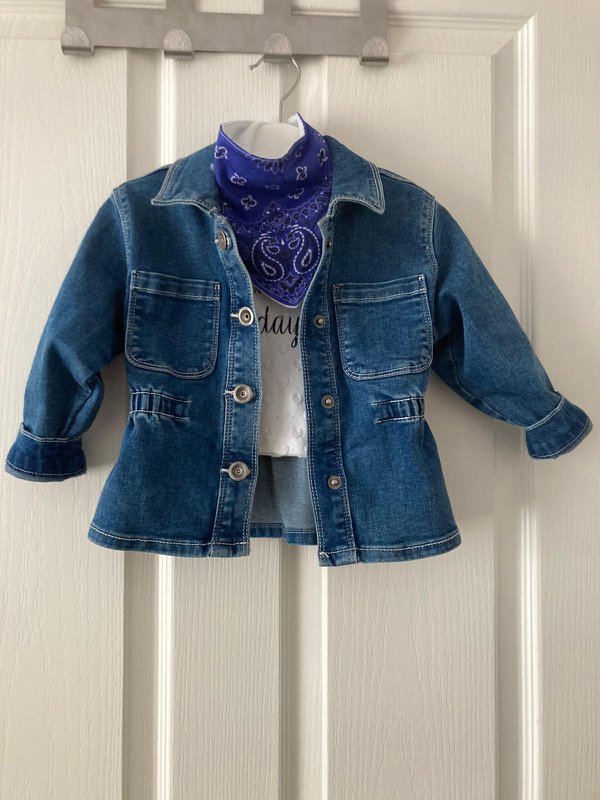 Echarpe Drool Paisley Bleu
